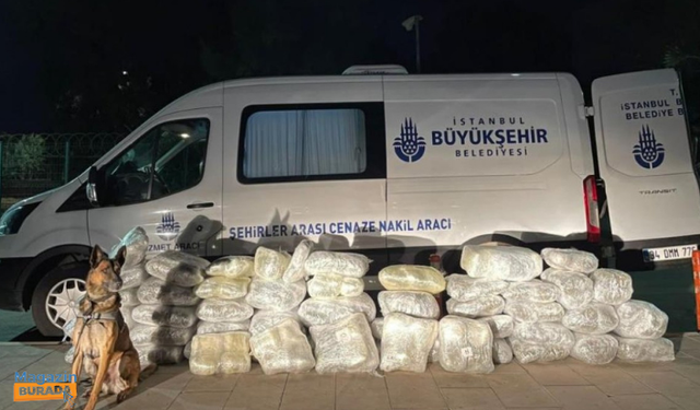 Adana'da İBB cenaze aracında 144 kilo uyuşturucu yakalandı