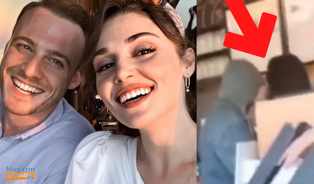 Hande Erçel ile Kerem Bürsin aşkı yeniden belgelendi! Hayranlarına yakalandılar!