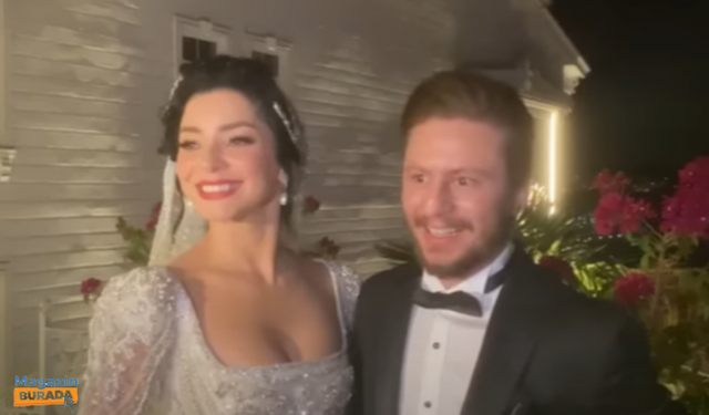 Merve Boluğur ve Mert Aydın evlendi! Merve Boluğur gelinliğiyle kocasıyla nasıl tanıştığını anlattı!