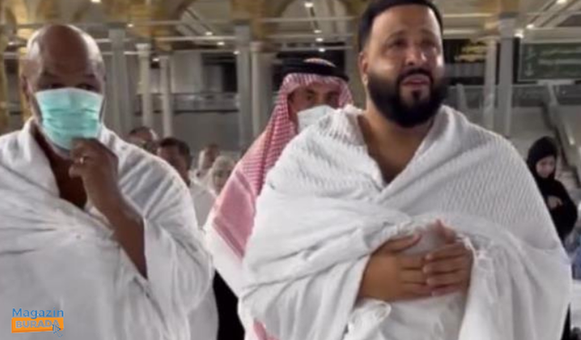 DJ Khaled, ünlü boksör Mike Tyson ile gittiği Kabe'de gözyaşlarını tutamadı