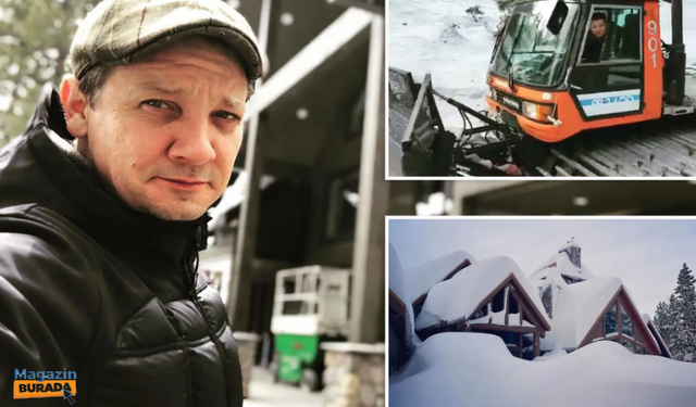 Kar küreme aracının altında kalan Jeremy Renner'den haber var!