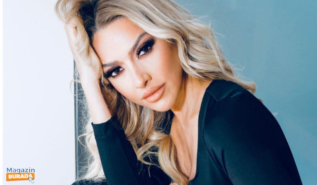 Hadise, iddialı derin göğüs dekolteli pozunu paylaştı