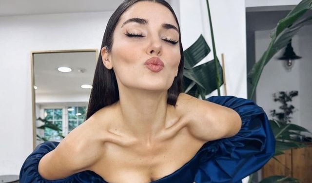 Hande Erçel'den yeni paylaşım! Beyaz mayosuyla poz verdi!