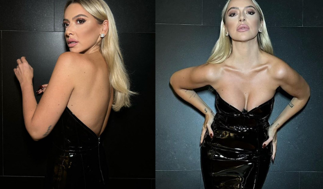 Hadise'nin üstsüz pozları olay oldu!