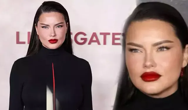 Adriana Lima'nın yüzündeki değişiklik dikkat çekti!