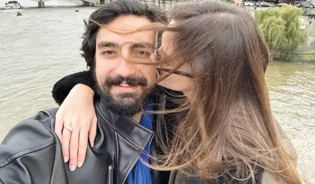 Alina Boz ve Umut Evirgen çifti Paris’te yüzük taktılar!