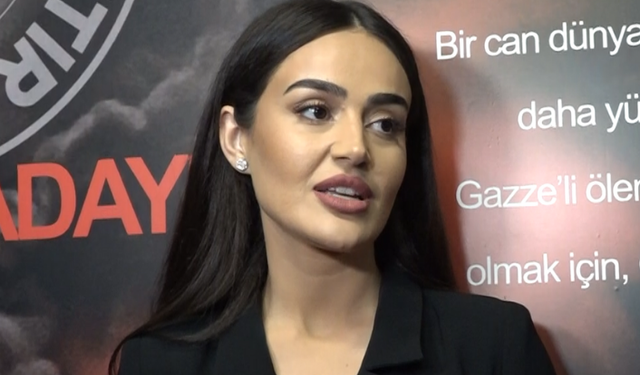 Şarkıcı Elif Buse Doğan, katıldığı programda Gazze'ye destek mesajı verdi!