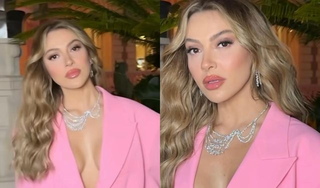 Hadise Cannes'da Ceket Giyince Sosyal Medyanın Diline Düştü!