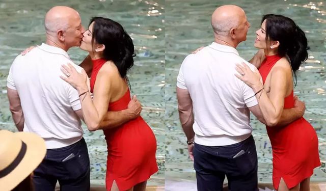 Jeff Bezos ve Lauren Sanchez'in romantik görüntüleri...