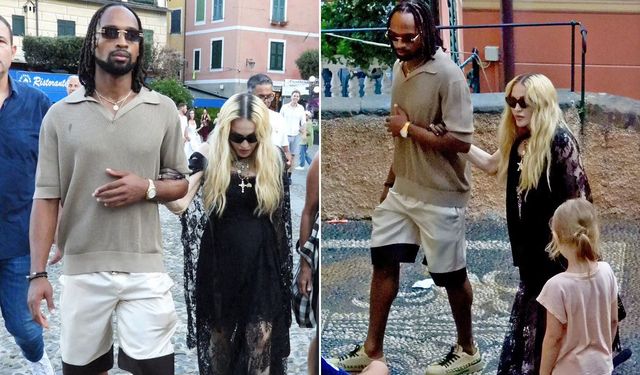 Madonna ve Akeem Morris İtalya'da el ele görüntülendi