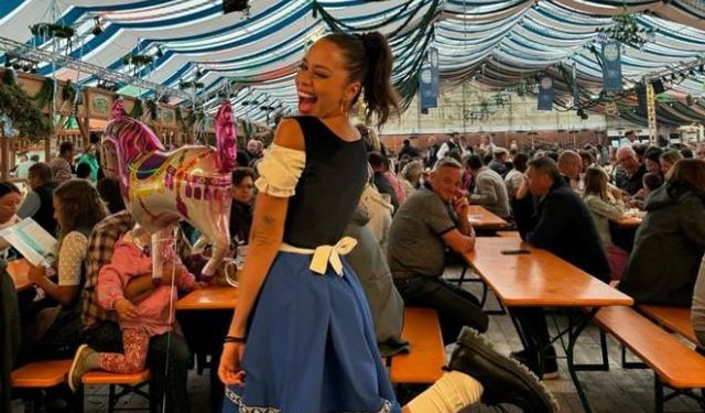 Zeynep Alkan, her yıl milyonların katıldığı Oktoberfest'de festivalinde!