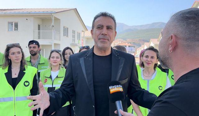 Haluk Levent, Ahbap Deprem Konutları’nı teslim etti: “Bugün çok mutlu bir gün”