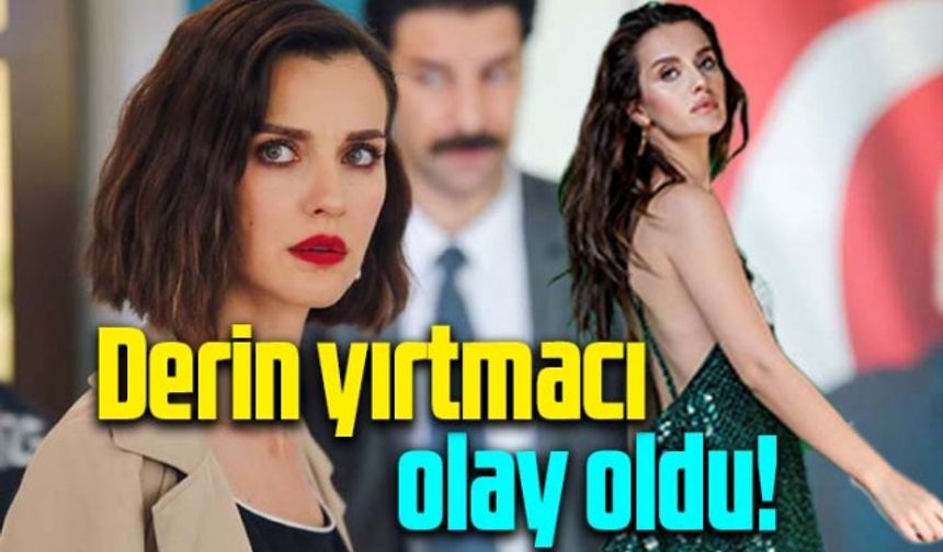 İrem Helvacıoğlu'nun derin yırtmaçlı elbisesi sosyal medyayı salladı