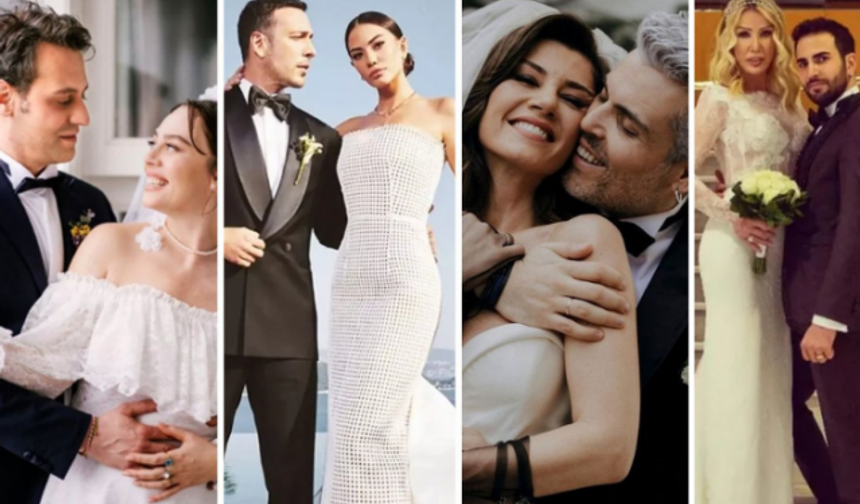 2022 yılında evlenen ünlüler... 2022 ünlülerin evlenme yılları olmuş!