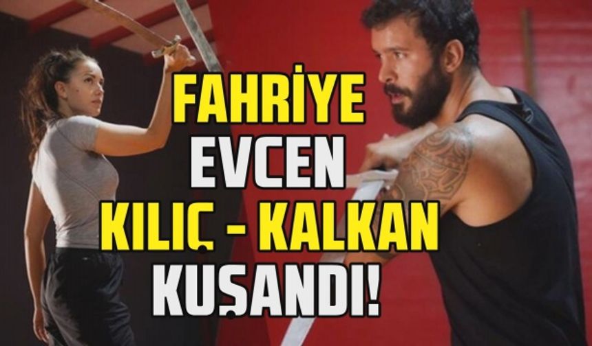 Fahriye Evcen Alparslan dizisindeki yeni rolü için eğitimlere başladı!