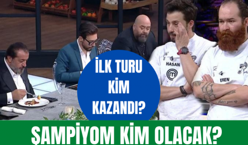 MasterChef büyük finalde ilk turu kim kazandı? Eren mi Hasan mı? İşte 13 Ocak MasterChef 2021'de kazanan isim