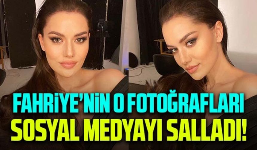 Fahriye Evcen twitter'da TT oldu! Görenler şaştı kaldı..