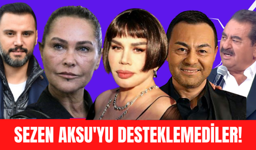 Sezen Aksu'yu meslektaşları yalnız bıraktı! Hangi ünlüler desteklemedi?