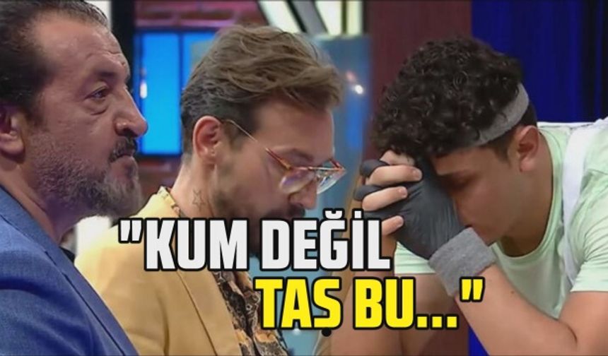 MasterChef 2021 yarışmasında skandal yemek! "Bu kum değil bildiğin taş bu..."