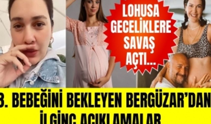 Bergüzar Korel yine isyan etti! Bergüzar Korel neden lohusa geceliklerini hedef aldı?