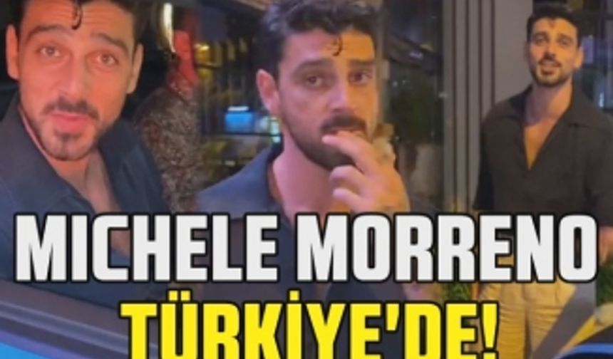 İtalyan aktör Michele Morreno Türkiye'de! İstanbul'da ilk durağı neresi oldu?