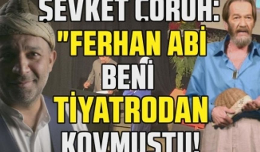 Dümbüllü'nün kavuğunun son sahibi Şevket Çoruh Ferhan Şensoy'u son yolculuğunda yalnız bırakmadı!