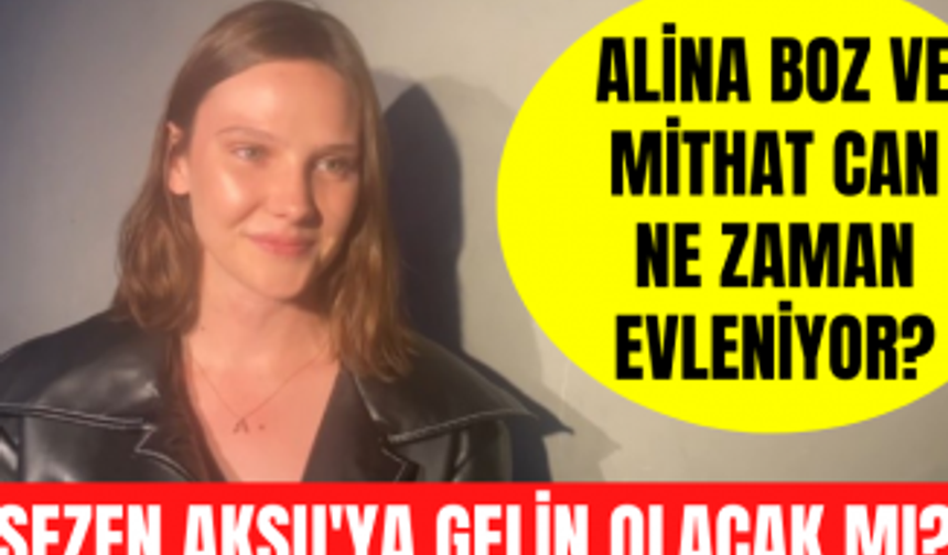 Alina Boz ve Mithat Can Özer ne zaman evleniyor? Alina Boz Sezen Aksu'ya gelin olacak mı?