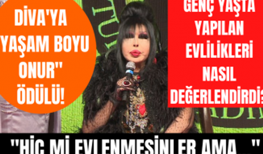 Bülent Ersoy genç kızların erken yaşta evlendirilmesi ile ilgili neler söyledi?