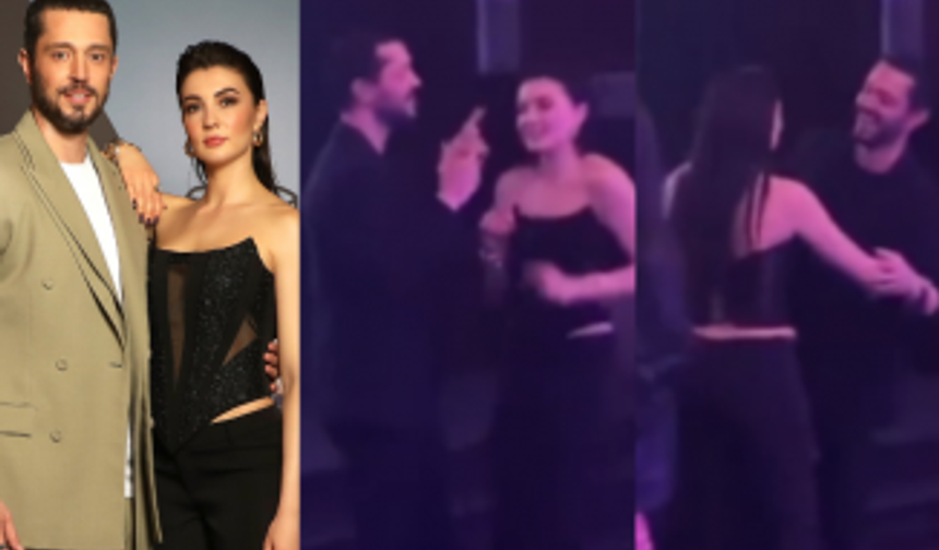 Burcu Özberk ve Murat Boz "Rüyanda Görürsün" galasında böyle dans etti!