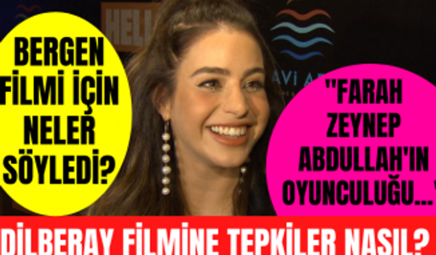 Büşra Pekin rekorlar kıran Bergen filmi için neler söyledi? Farah Zeynep Abdullah açıklaması...