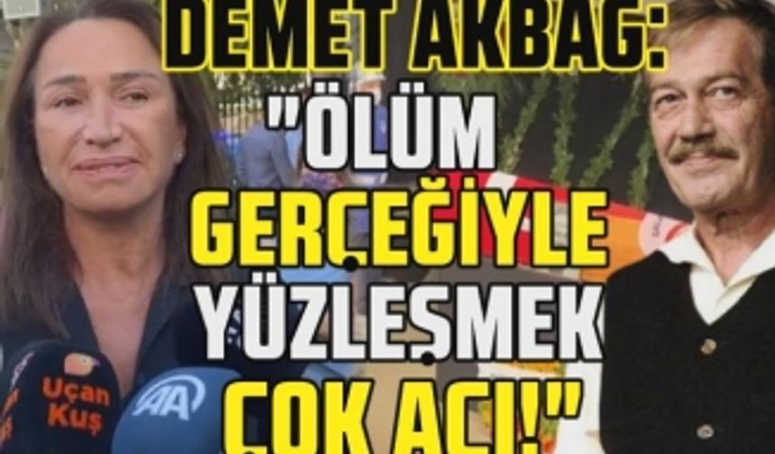 Demet Akbağ Ferhan Şensoy'un cenaze törenine katıldı! "Ustamızın ölüm gerçeğiyle yüzleşmek çok acı!"