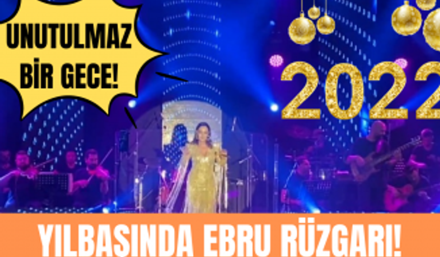 Ebru Gündeş yılbaşında coşturdu! Sahnede tozu dumana kattı!