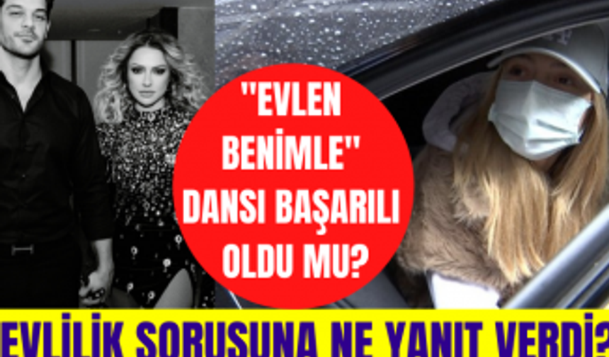 Hadise'ye evlilik sorusu soruldu! Hadise ve Mehmet Dinçerler ne zaman evleniyor?