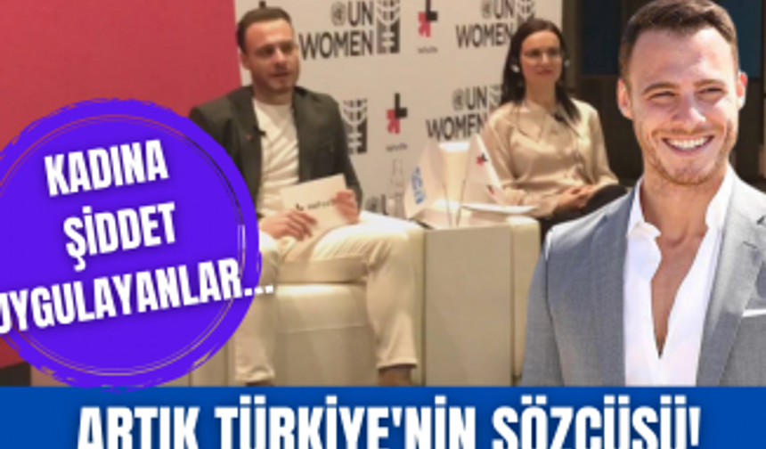 Kerem Bürsin He For She Türkiye sözcüsü seçildi. | "Kadına şiddet uygulayanlarla çalışmam!"