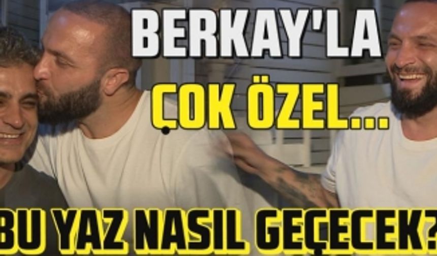 Berkay Şahin ile eğlenceli anlar! Müjdeli haberi herkesin içinde duyurdu...