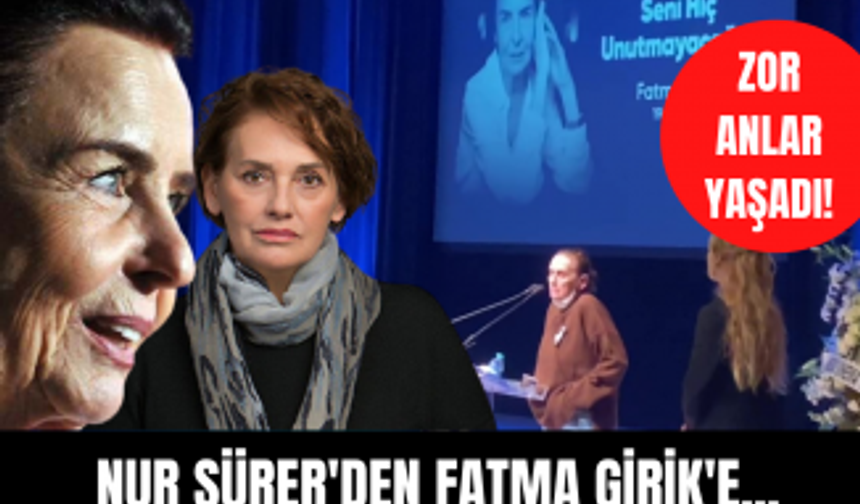 Camdaki Kız dizisinin Feride'si Nur Sürer Fatma Girik'in cenaze töreninde neler söyledi?