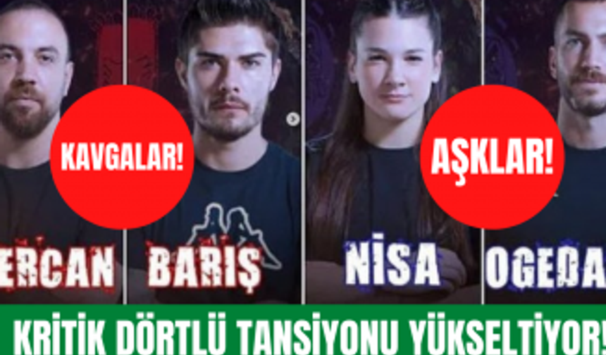 Survivor'da kılıçlar çekildi! Barış, Sercan ve Nisa arasında neler oluyor?