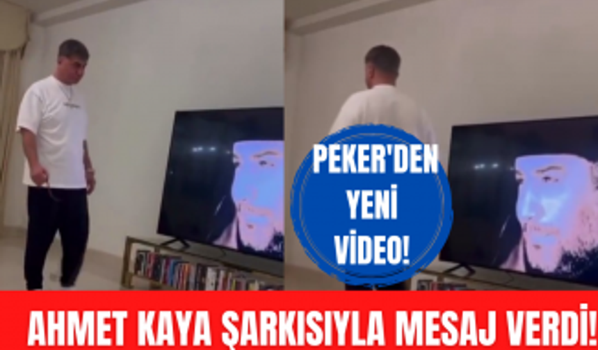 Özge Peker paylaştı! Sedat Peker evde Ahmet Kaya eşliğinde volta attı!