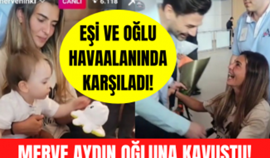 Survivor All Star'a veda eden Merve Aydın'ın oğlu ile duygusal buluşması!