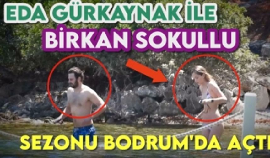 Birkan Sokullu ve Eda Gürkaynak'ın Bodrum tatili tam gaz...