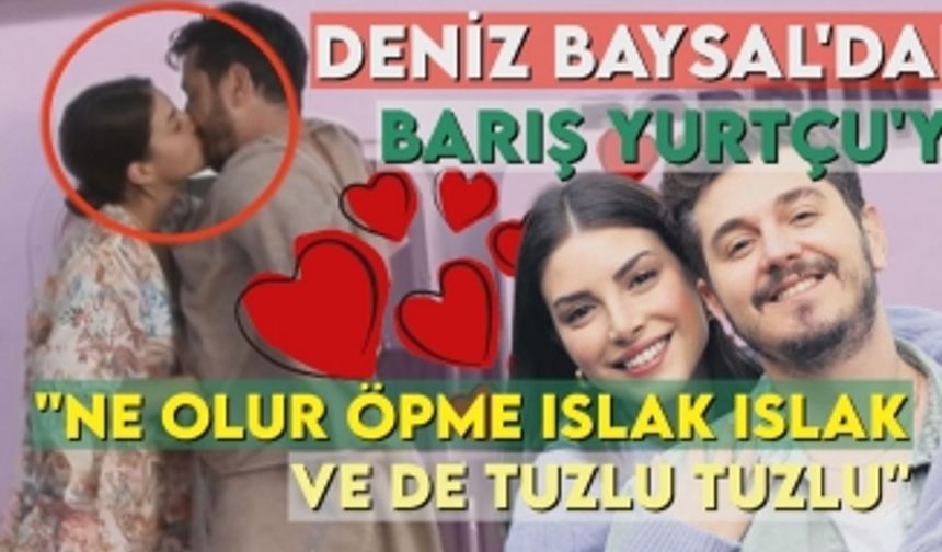 Deniz Baysal ve Barış Yurtçu Bodrum'daki yatlarında böyle aşka geldi