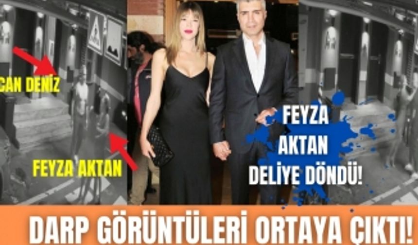 Feyza Aktan'ın Özcan Deniz'i dövdüğü iddia edilmişti! O anların görüntüleri ortaya çıktı!