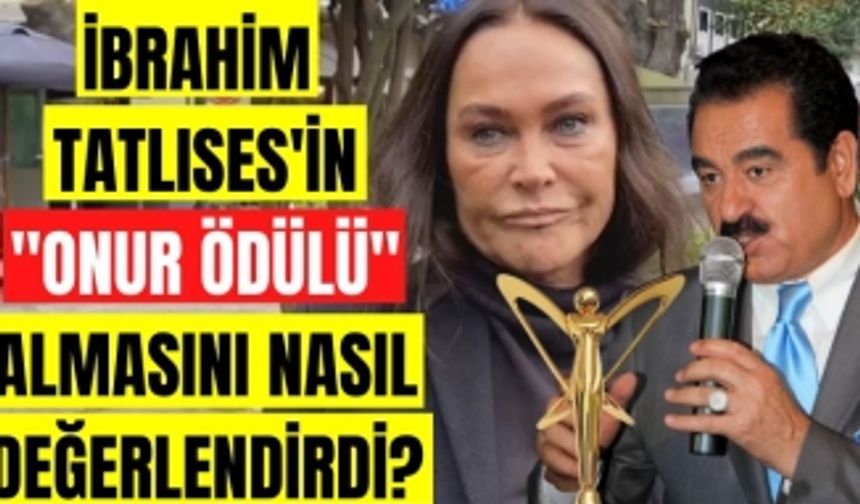 Hülya Avşar İbrahim Tatlıses'in Altın Kelebek'te aldığı "Yaşam Boyu Onur Ödülü"nü değerlendirdi!