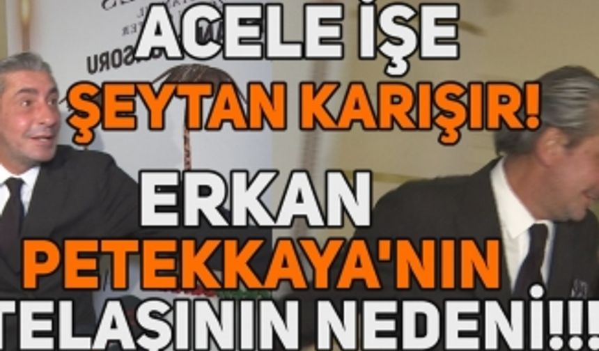 Erkan Petekkaya eşi ile katıldığı törende kendisine yöneltilen sorulardan neden kaçar adım uzaklaştı