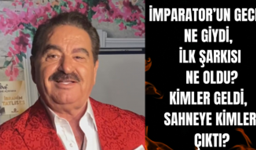 İbrahim Tatlıses 12 yıllık uzun bir aradan sonra sevenleriyle buluştu! Milyonluk konser kırdı geçti!