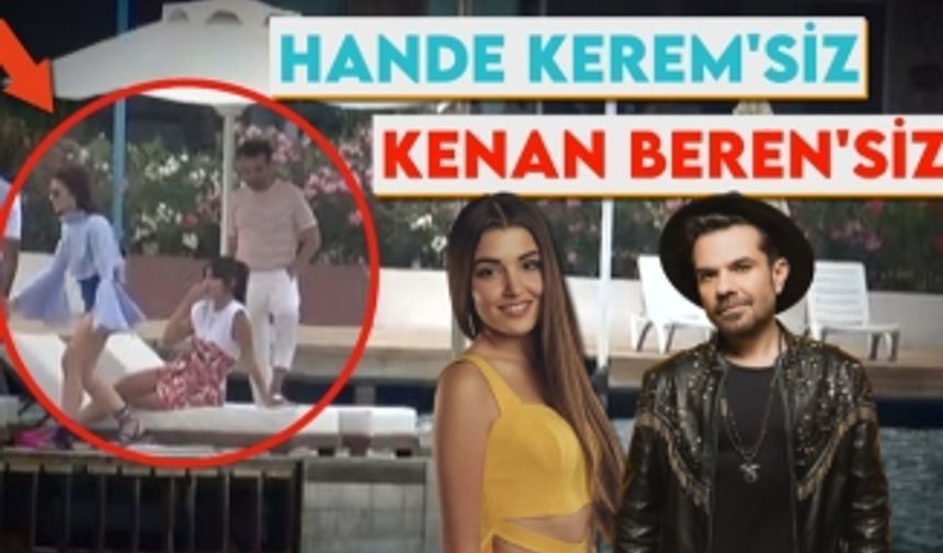 Kenan Doğulu ve Hande Erçel Bodrum'da Bakın Nasıl Pişti Oldu