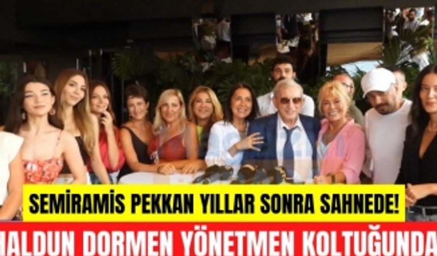 Haldun Dormen Broadway'den İstanbul'a Müzikaller Projesi'nde yönetmen koltuğuna oturdu!