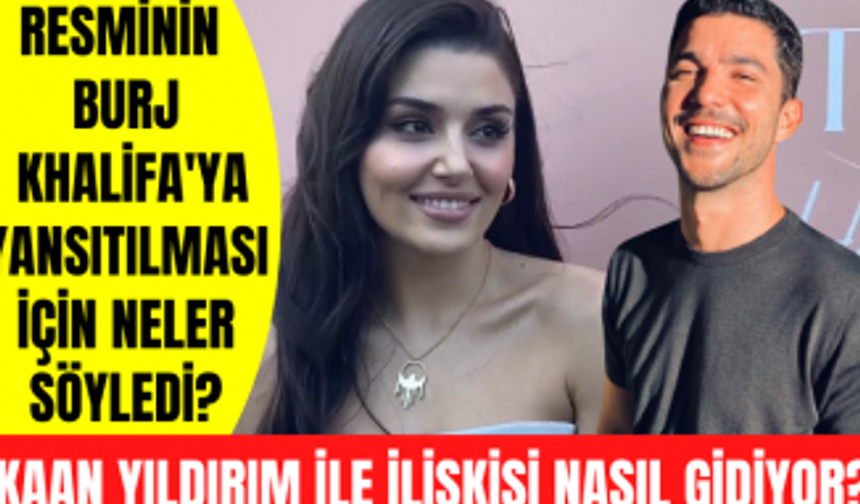 Hande Erçel sevgilisi Kaan Yıldırım için neler söyledi? Hande Erçel Atasay Lansmanında görüntülendi