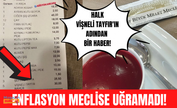 Meclis lokantasının fiyatları sosyal medya gündeminde Vatandaş vişneli tayfır ın ne olduğunu