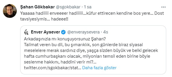 Şahan Gökbakar, Kemal Kılıçdaroğlu'na ultimatom gibi tweet yazınca tepkilere sebep oldu